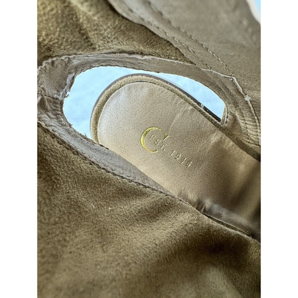 C Comfort Est. 1946 Brown Block Heel Open Toe & Ankle Women's Sandals Sz 7.5 - Picture 9 of 12